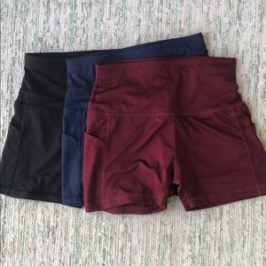 3 Dual Pocketed Athletic Shorts
